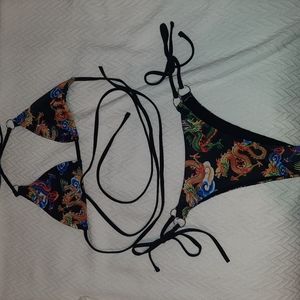 Dragon print bikini